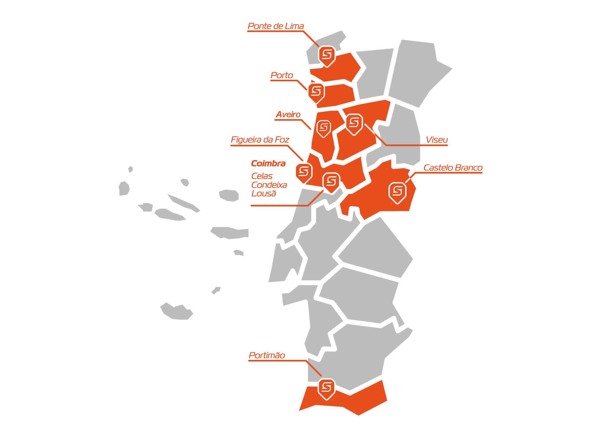 Mapa das Lojas Switch Technology